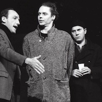 Volkstheater Wien 2000 „König Ottokars Glück und Ende“ <br />(Probenfoto mit Karl Markovics, Günther Wiederschwinger) © Martin Vukovits